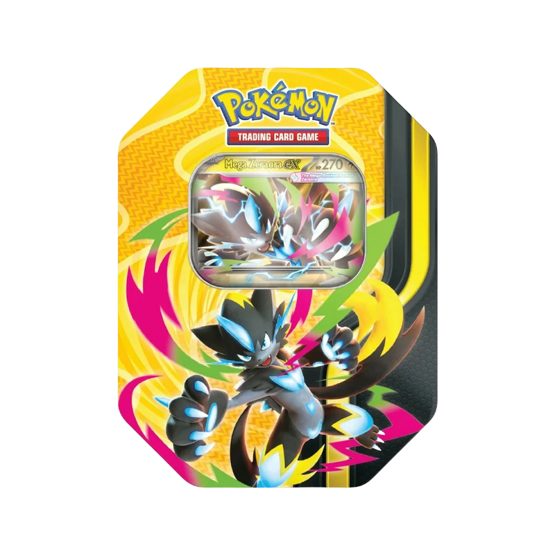 Pokemon Mega Forces Tin Zeraora Ex