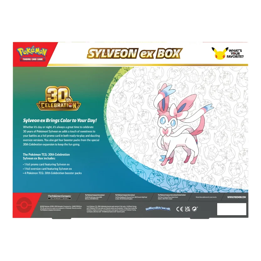 30th Celebration ex Box Sylveon ex