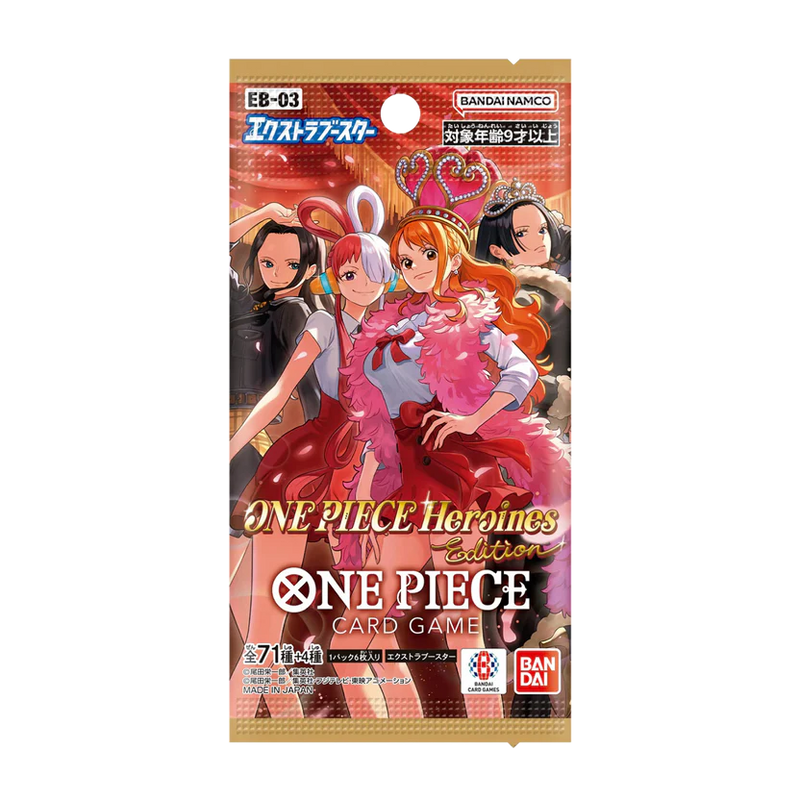 One Piece Card Game - EB-03 Heroines Edition Booster Pack JP