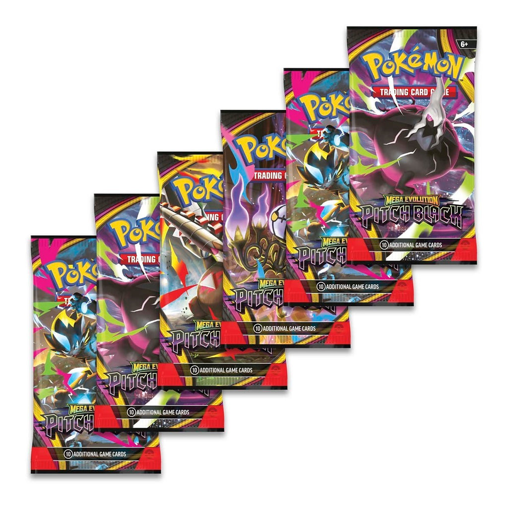 Pokémon TCG: Mega Evolution-Pitch Black Booster Bundle (6 Packs)