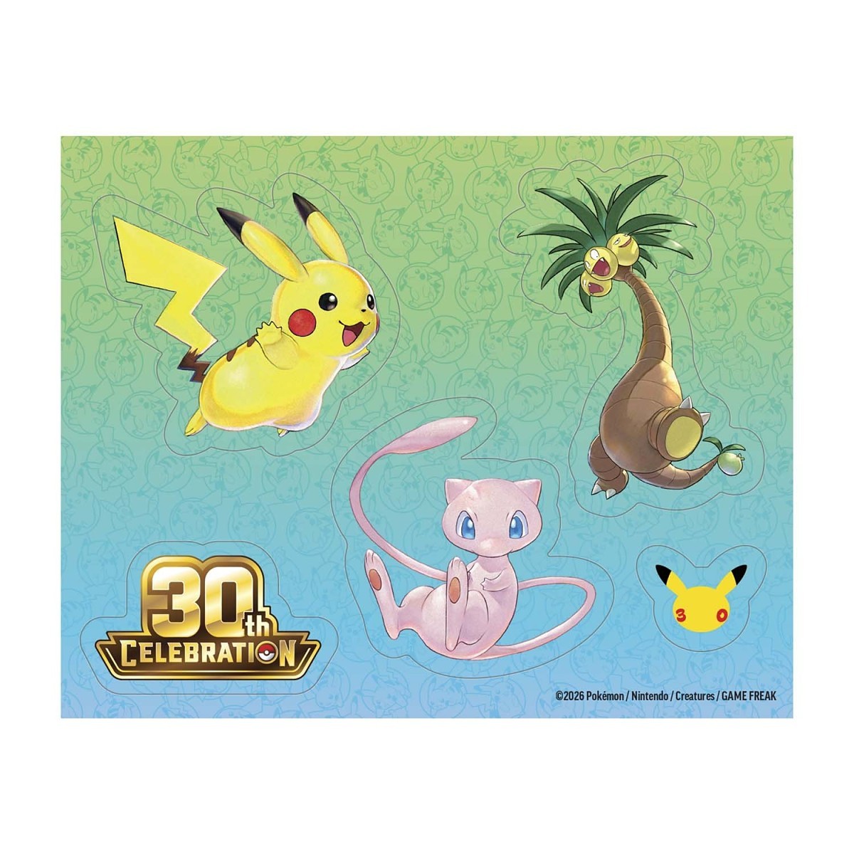 30th Celebration Tech Sticker Collection Alolan Exeggutor