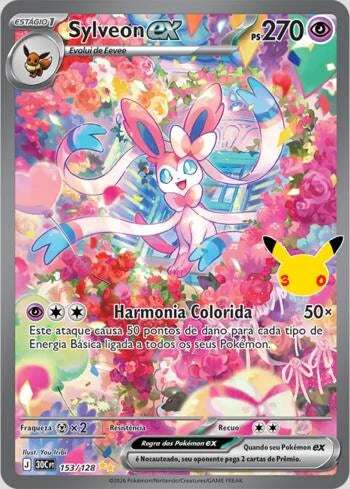 Carta especial Pokémon TCG — 30th Celebration