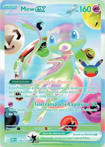 Carta especial Pokémon TCG — 30th Celebration