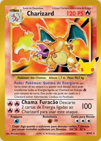 Carta especial Pokémon TCG — 30th Celebration