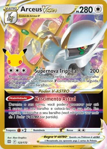 Carta especial Pokémon TCG — 30th Celebration