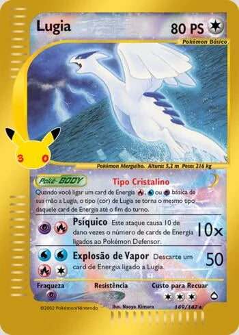Carta especial Pokémon TCG — 30th Celebration