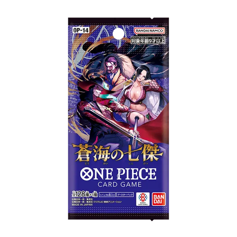 One Piece Card Game - OP-14 The Azure Sea's Seven Booster Pack JP