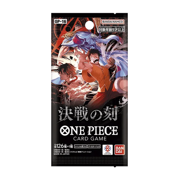 One Piece Card Game - OP-16 The Time of Battle Booster Pack JP