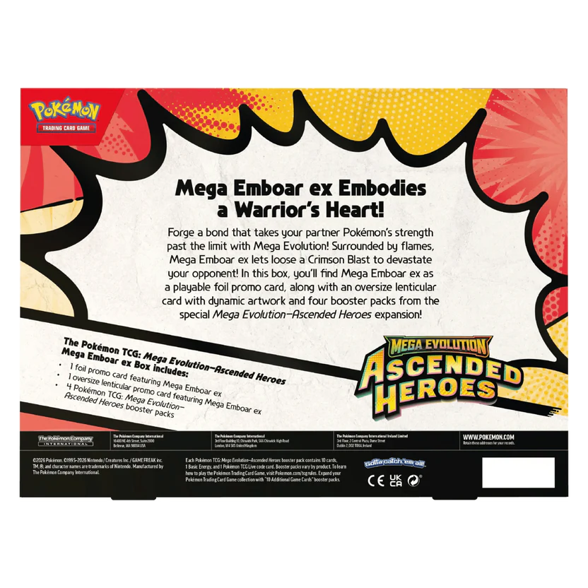 Mega Emboar ex Box Ascended Heroes